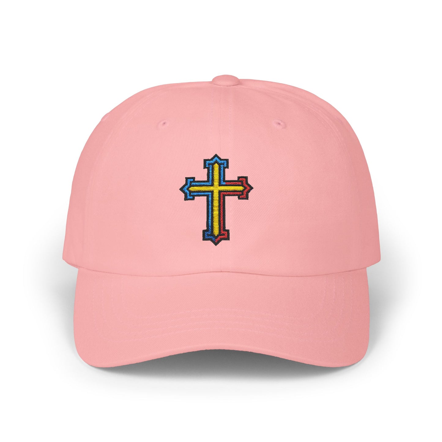 Romanian Orthodox Cross Dad Hat | Embroidered Christian Cap