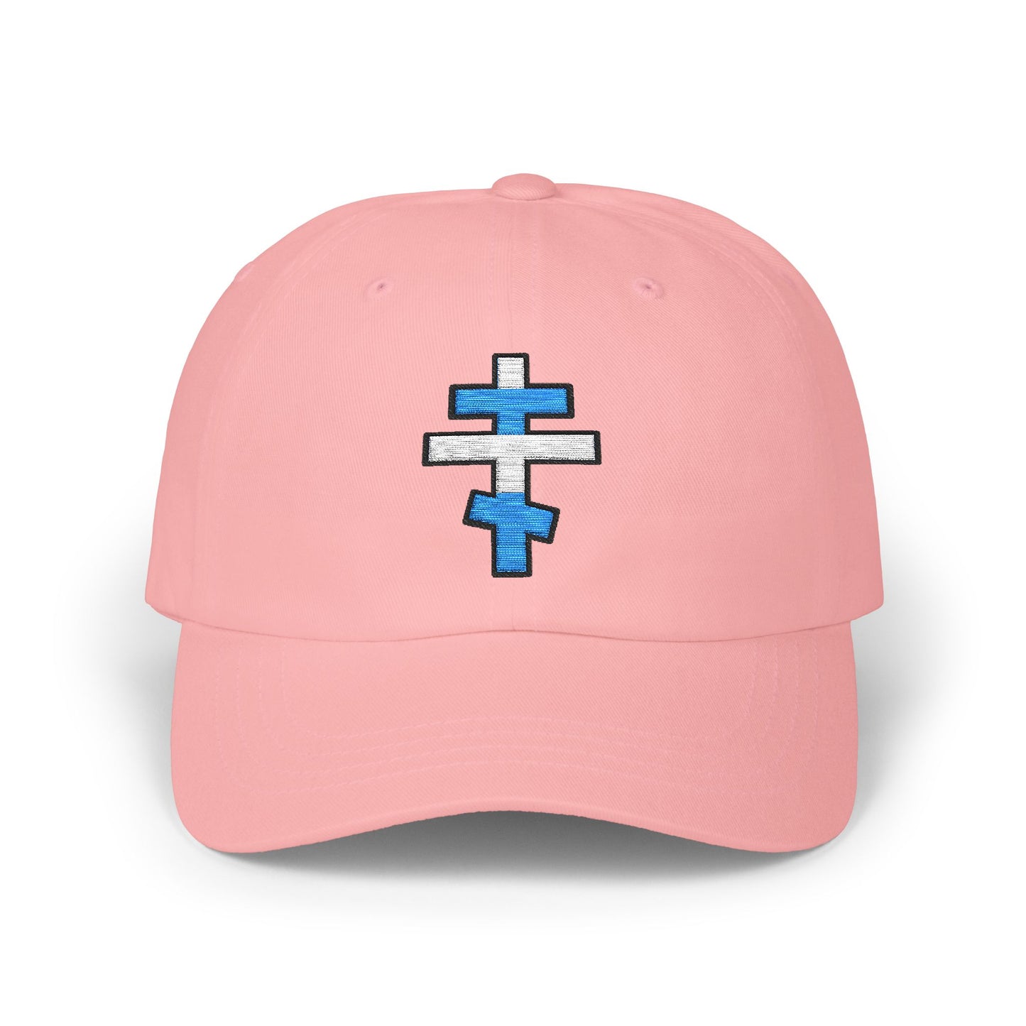 Greek Orthodox Cross Dad Hat | Embroidered Christian Cap