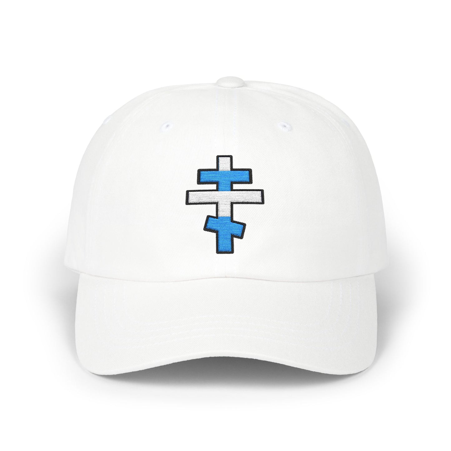 Greek Orthodox Cross Dad Hat | Embroidered Christian Cap