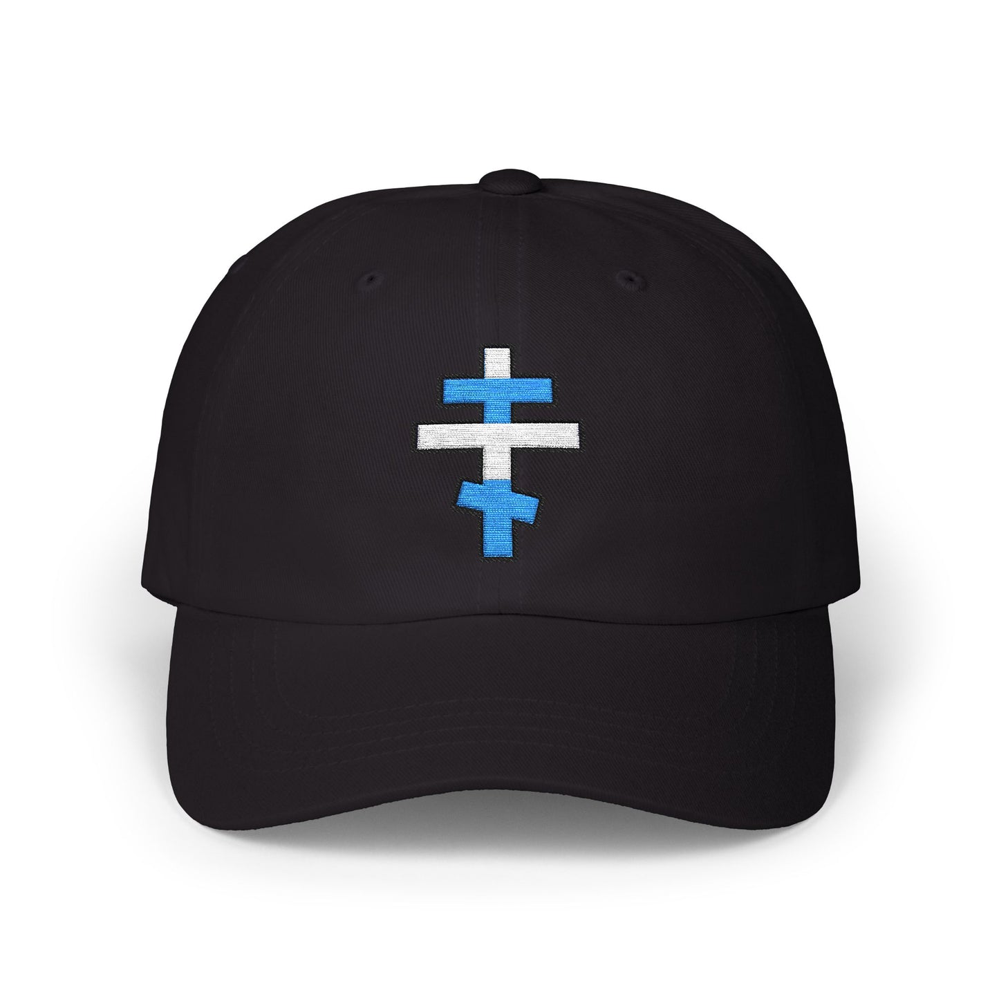 Greek Orthodox Cross Dad Hat | Embroidered Christian Cap