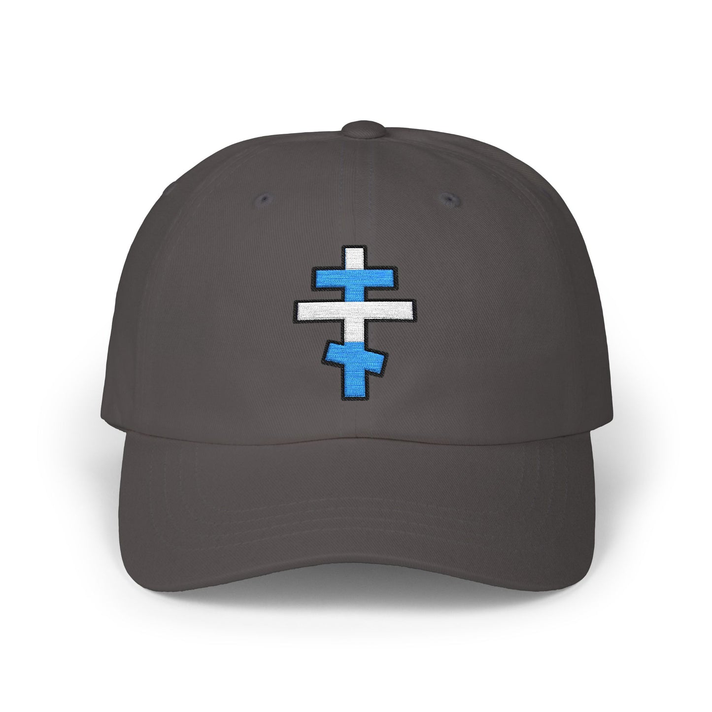 Greek Orthodox Cross Dad Hat | Embroidered Christian Cap
