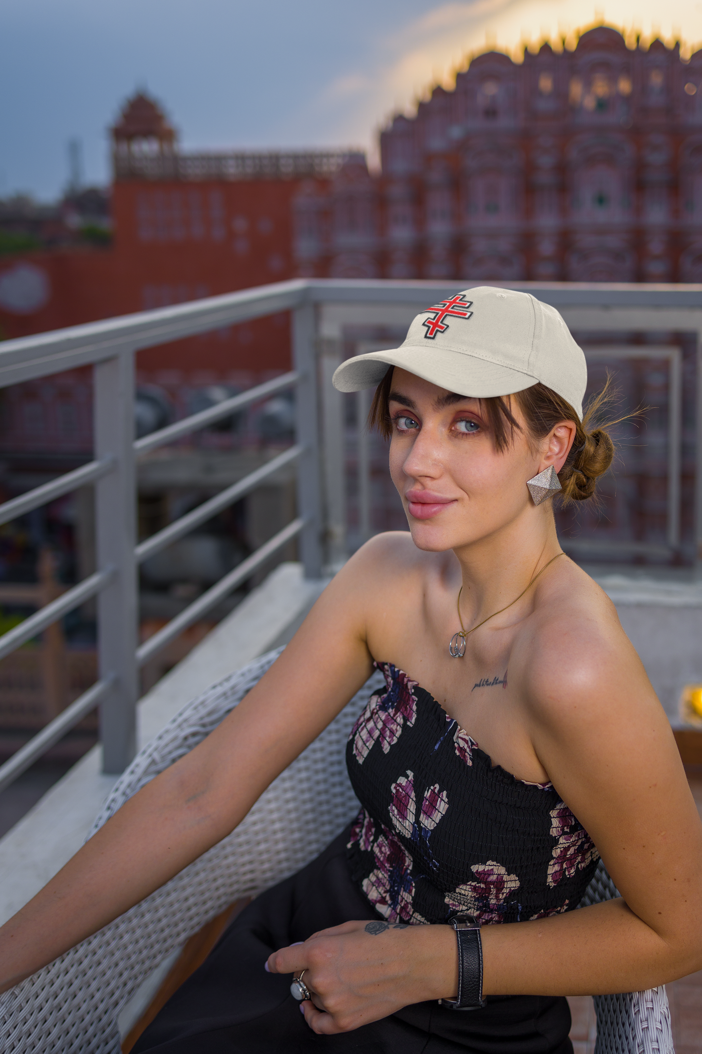 Georgian Orthodox Cross Hat – Embroidered Christian Cap