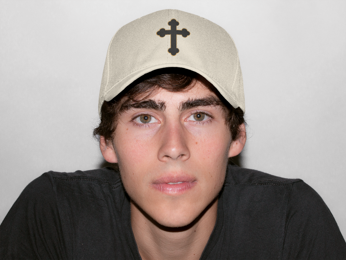 Orthodox Cross Embroidered Byzantine Christian Cap