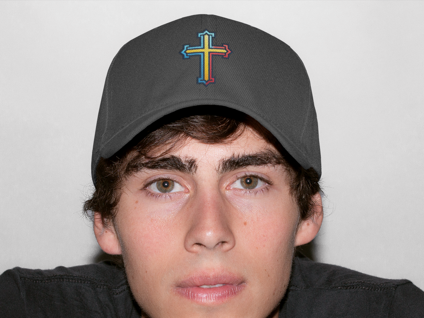 Romanian Orthodox Cross Dad Hat | Embroidered Christian Cap