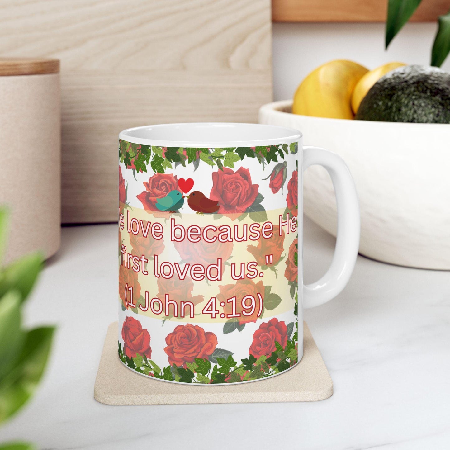 Celebrate faith and love with this Saint Valentine Mug featuring "Let all that you do be done in love." (1 Corinthians 16:14). Made from durable ceramic, it's perfect for daily inspiration, prayer, or as a thoughtful Orthodox Christian gift.