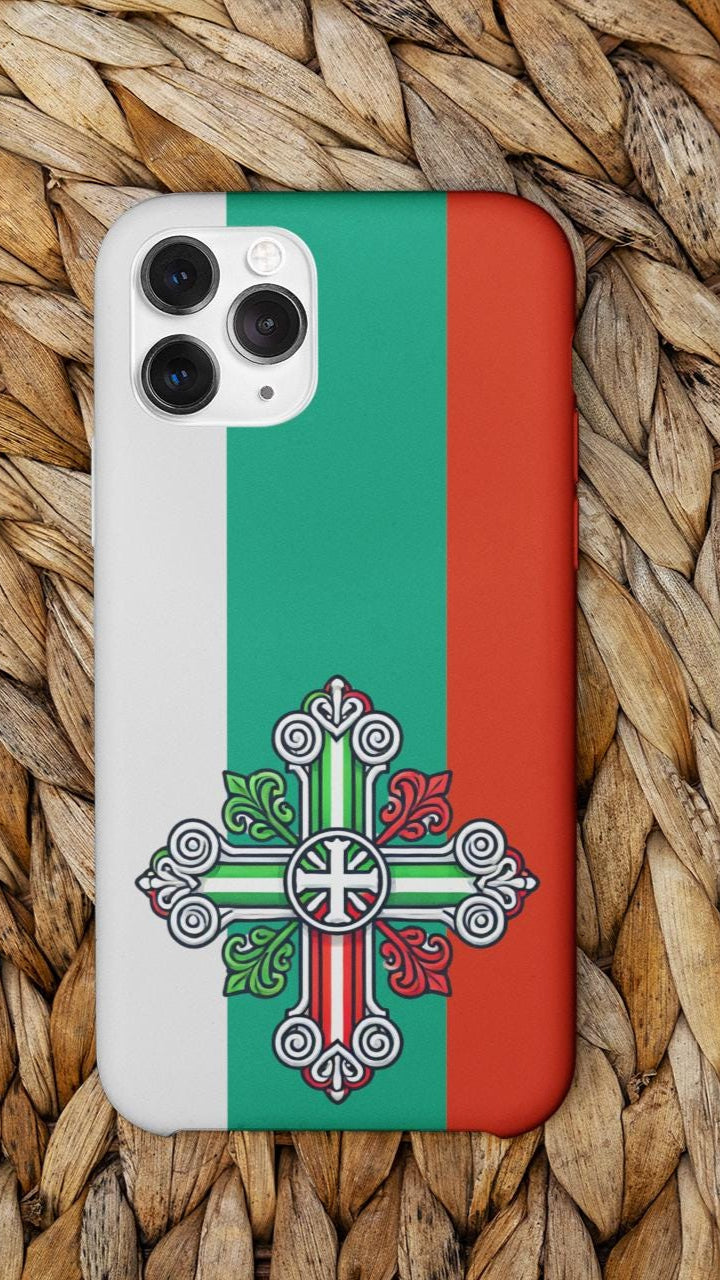 Protect your phone with this Bulgarian Orthodox Phone Case, featuring a faith-inspired design and dual-layer protection. Made from polycarbonate & TPU, it’s shock-absorbent, lightweight, and wireless charging compatible.