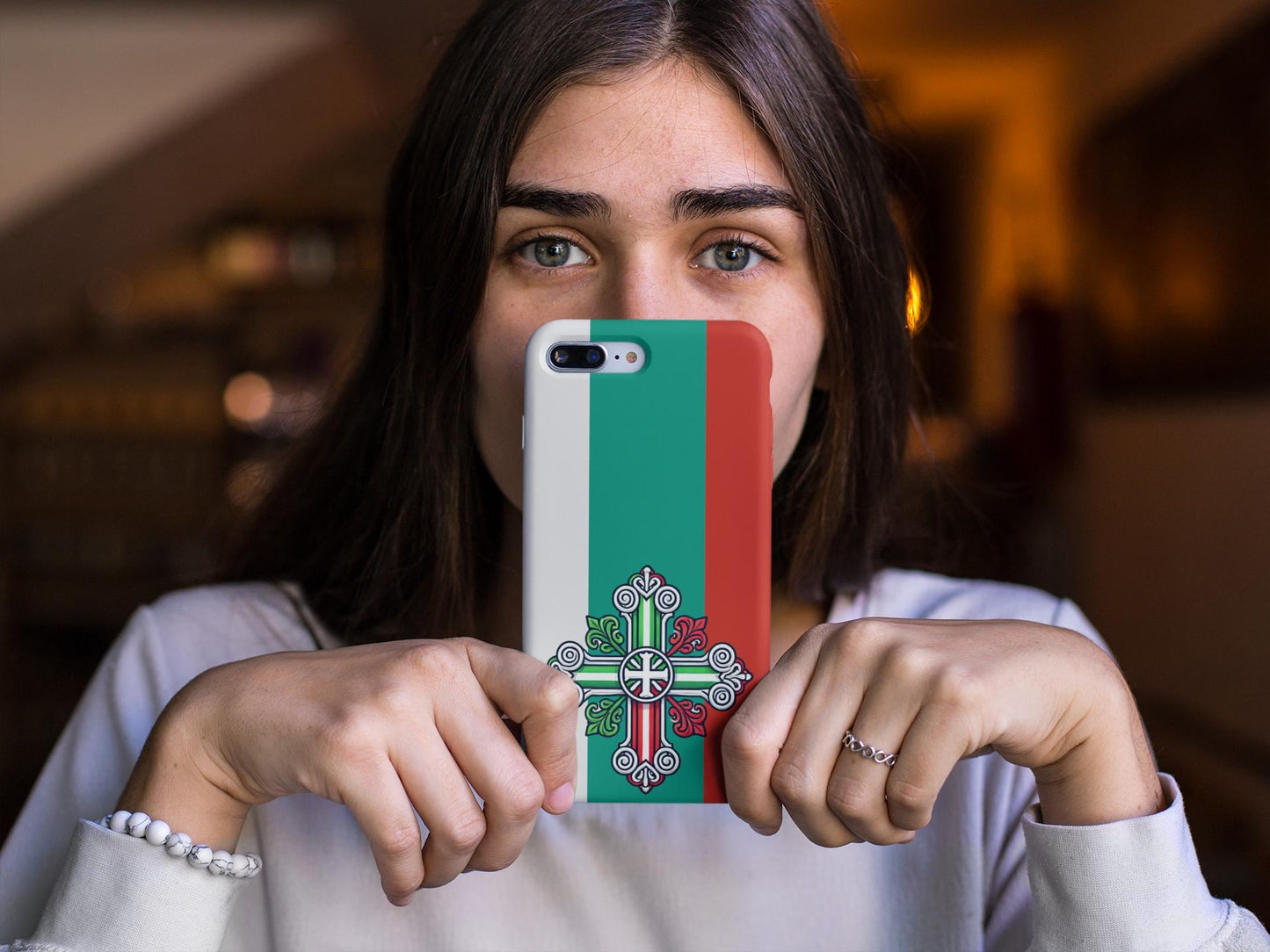 Protect your phone with this Bulgarian Orthodox Phone Case, featuring a faith-inspired design and dual-layer protection. Made from polycarbonate & TPU, it’s shock-absorbent, lightweight, and wireless charging compatible.