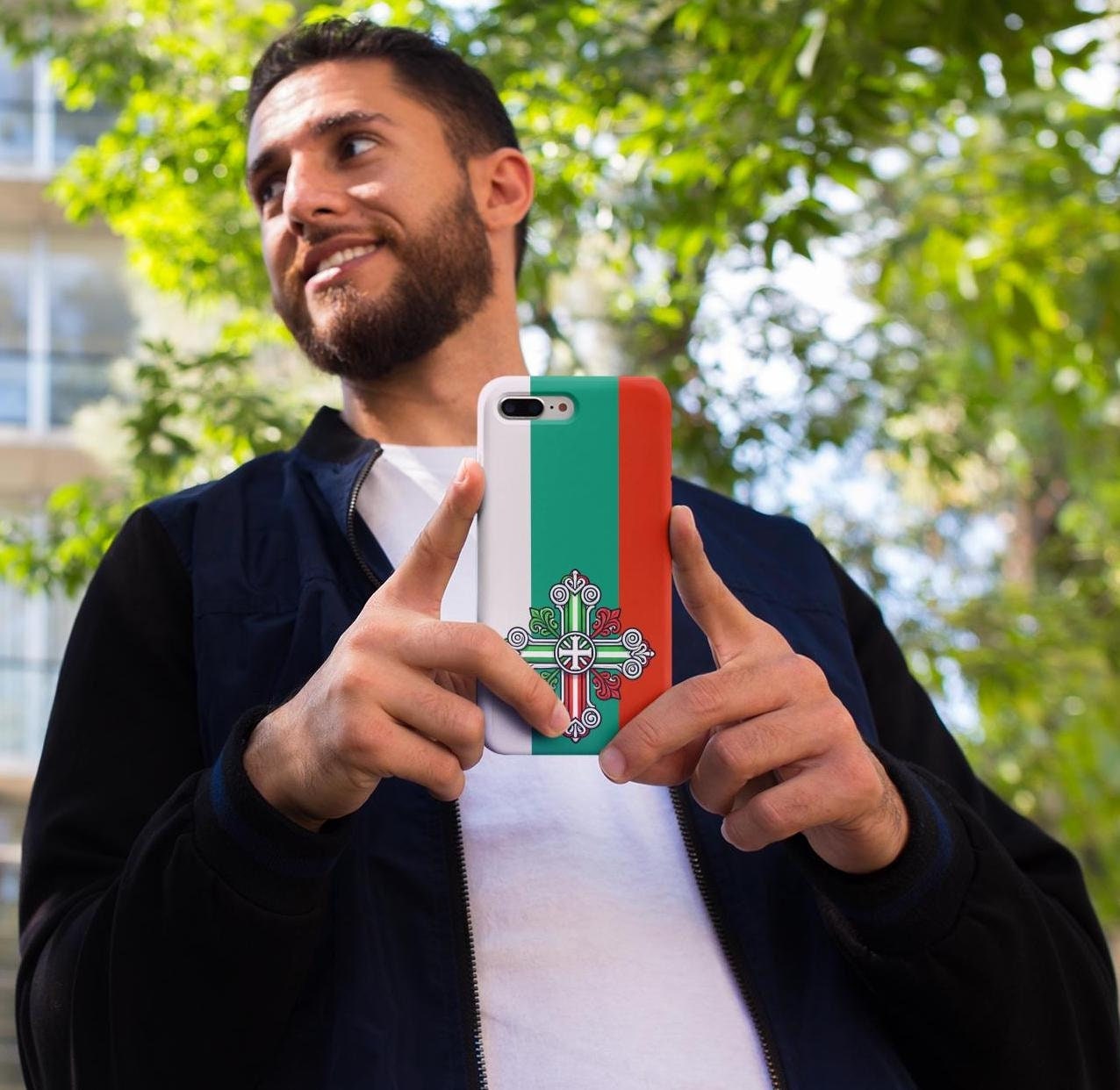 Protect your phone with this Bulgarian Orthodox Phone Case, featuring a faith-inspired design and dual-layer protection. Made from polycarbonate & TPU, it’s shock-absorbent, lightweight, and wireless charging compatible.