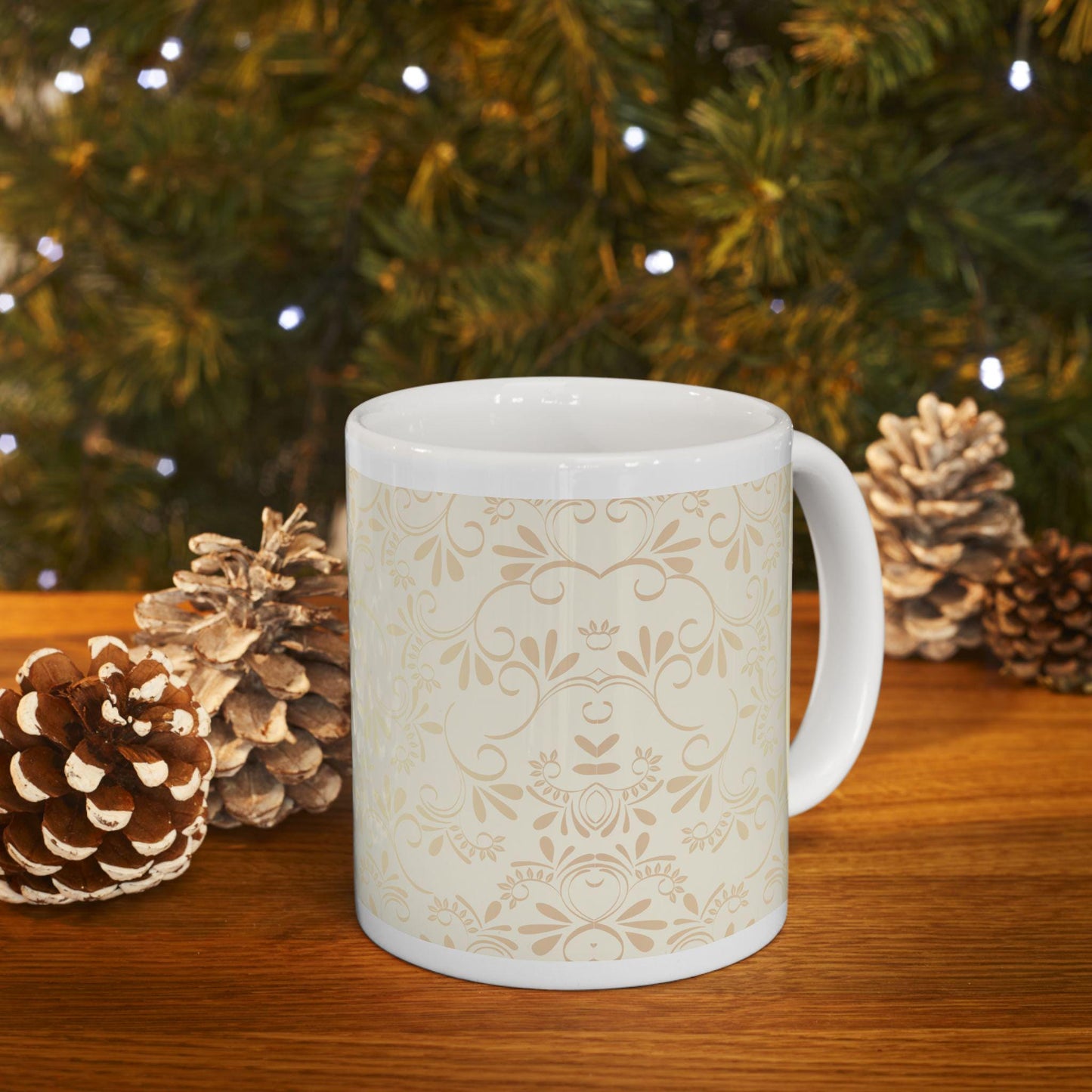 11oz white ceramic mug featuring the humorous phrase 'Orthodox Christian Keeping it Real Since 33AD.' Durable, microwave- and dishwasher-safe, perfect for coffee or tea, and a great gift for Orthodox Christians