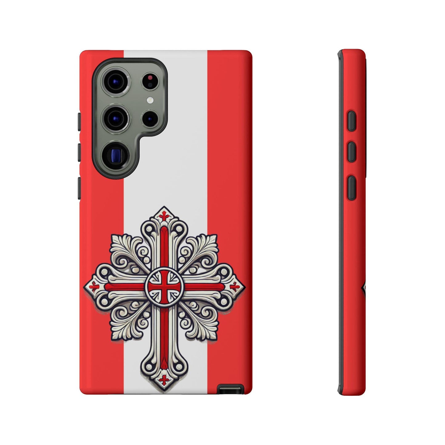 English Christian Phone Case – Premium Protective Cover with English Orthodox Cross | Faith-Inspired Christian Design