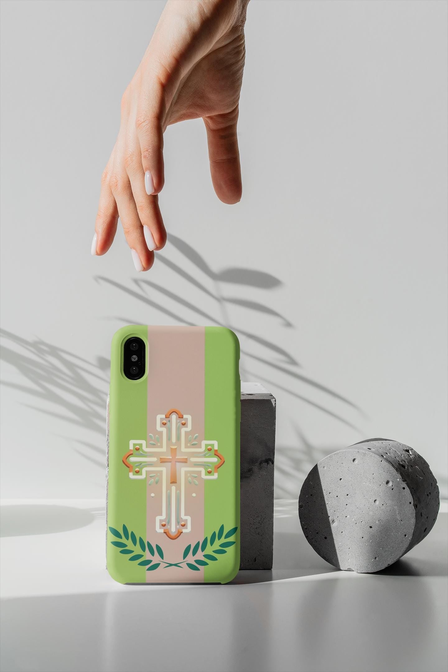 Show your faith with this Cyprus Orthodox Cross Phone Case! Featuring a Byzantine Orthodox design, it’s durable, lightweight & wireless charging compatible. A perfect Orthodox Christian gift for iPhone & Samsung.
