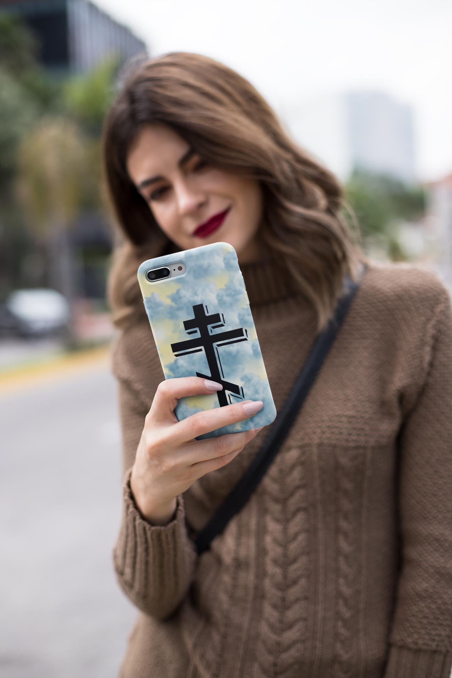 Show your Orthodox faith with this Byzantine Cross Phone Case! Durable, lightweight & wireless charging compatible. A perfect Christian gift for iPhone & Samsung. Order now and keep your faith close daily!