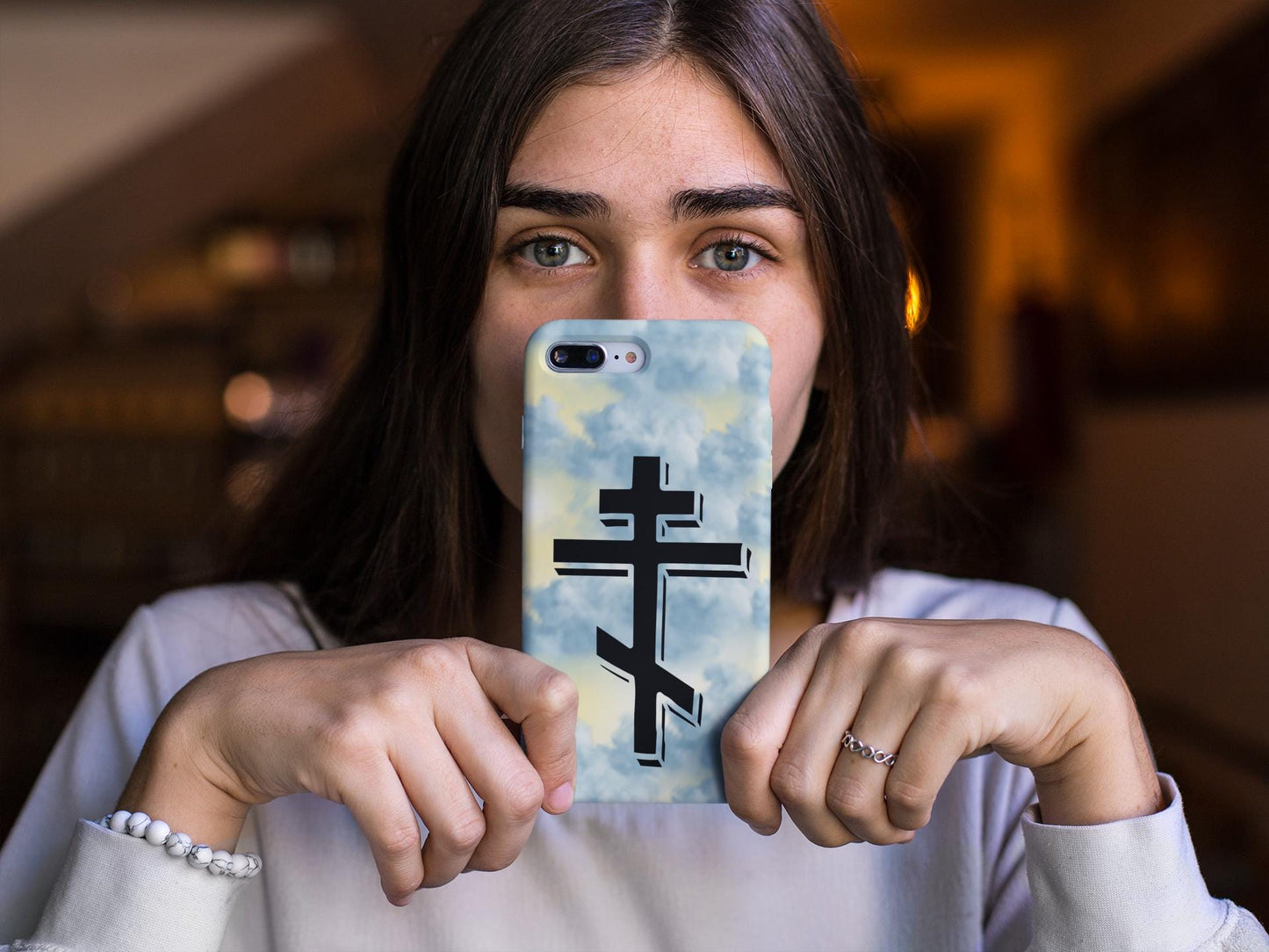Show your Orthodox faith with this Byzantine Cross Phone Case! Durable, lightweight & wireless charging compatible. A perfect Christian gift for iPhone & Samsung. Order now and keep your faith close daily!