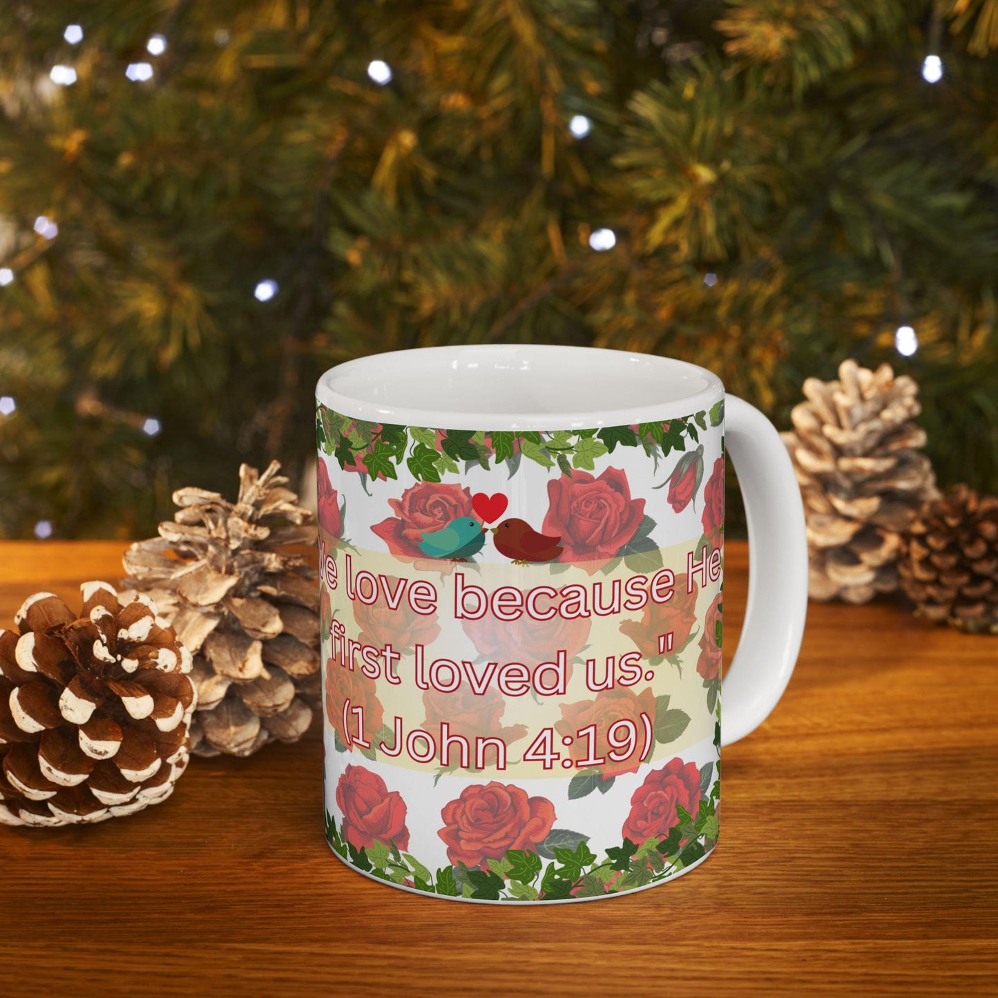 Celebrate faith and love with this Saint Valentine Mug featuring "Let all that you do be done in love." (1 Corinthians 16:14). Made from durable ceramic, it's perfect for daily inspiration, prayer, or as a thoughtful Orthodox Christian gift.