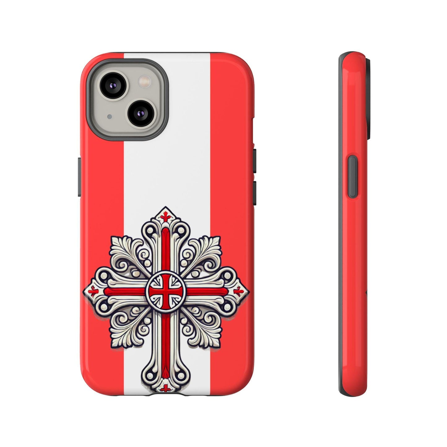English Christian Phone Case – Premium Protective Cover with English Orthodox Cross | Faith-Inspired Christian Design