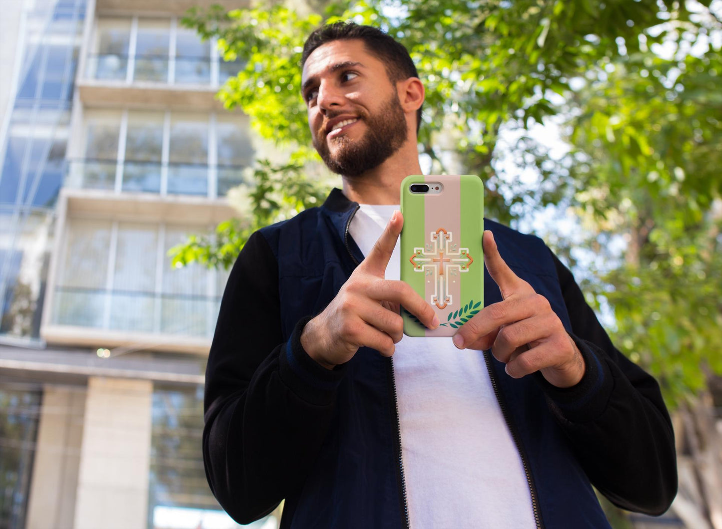 Show your faith with this Cyprus Orthodox Cross Phone Case! Featuring a Byzantine Orthodox design, it’s durable, lightweight & wireless charging compatible. A perfect Orthodox Christian gift for iPhone & Samsung.