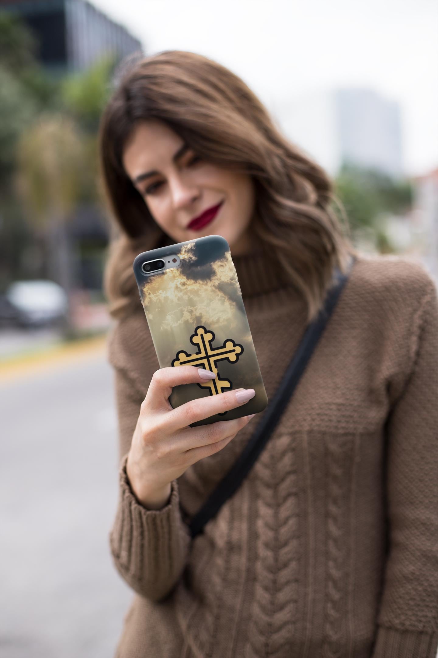 Show your Orthodox faith with this Byzantine Cross Phone Case! Durable, lightweight & wireless charging compatible. A perfect Christian gift for iPhone & Samsung. Order now and keep your faith close daily!