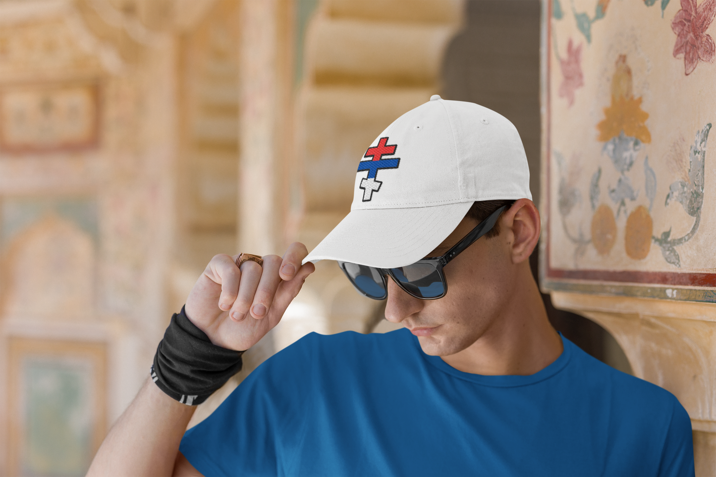 Serbian Orthodox Cross Hat – Embroidered Christian Cap