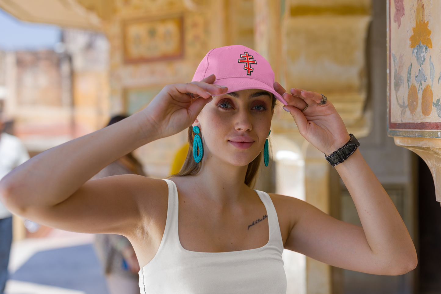 Georgian Orthodox Cross Hat – Embroidered Christian Cap