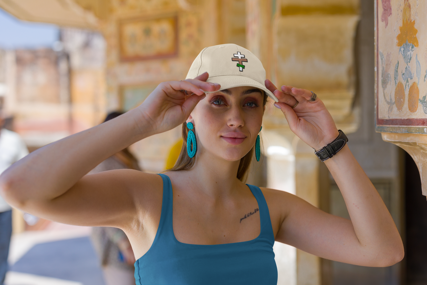 Cypriot Orthodox Cross Hat – Embroidered Christian Cap