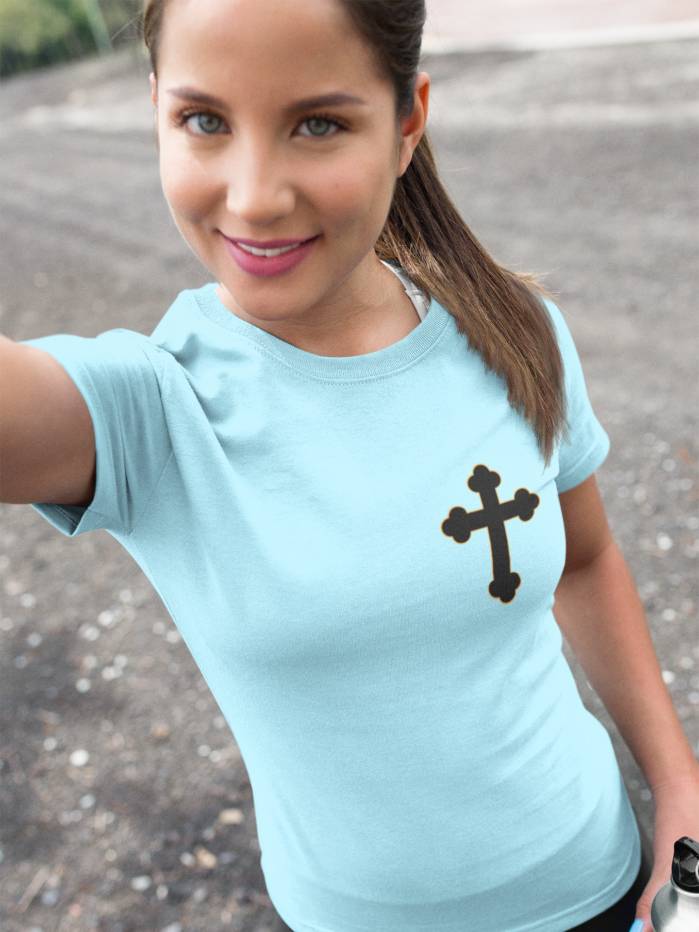Gold Orthodox Cross T-Shirt
