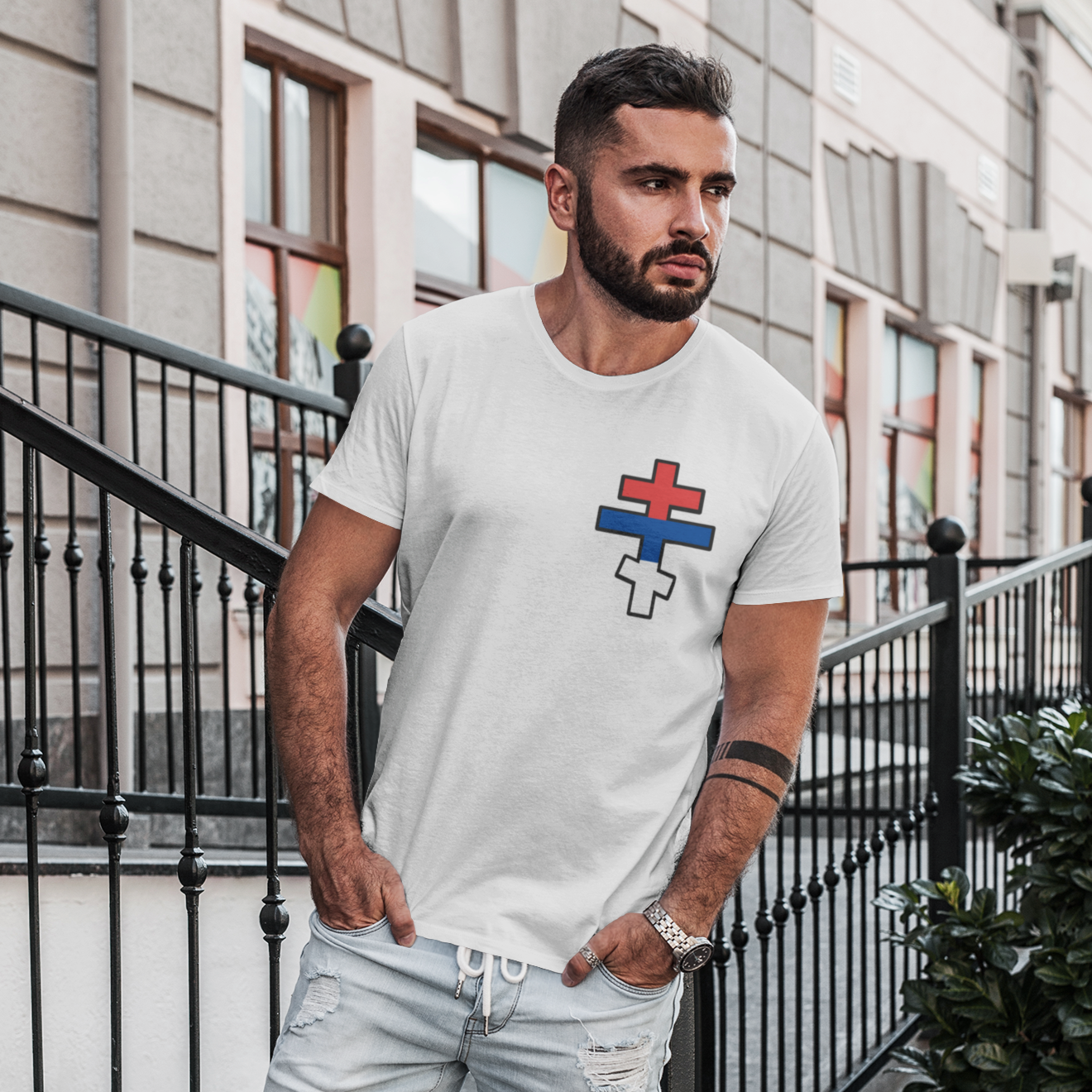 Serbian Orthodox Cross T-Shirt