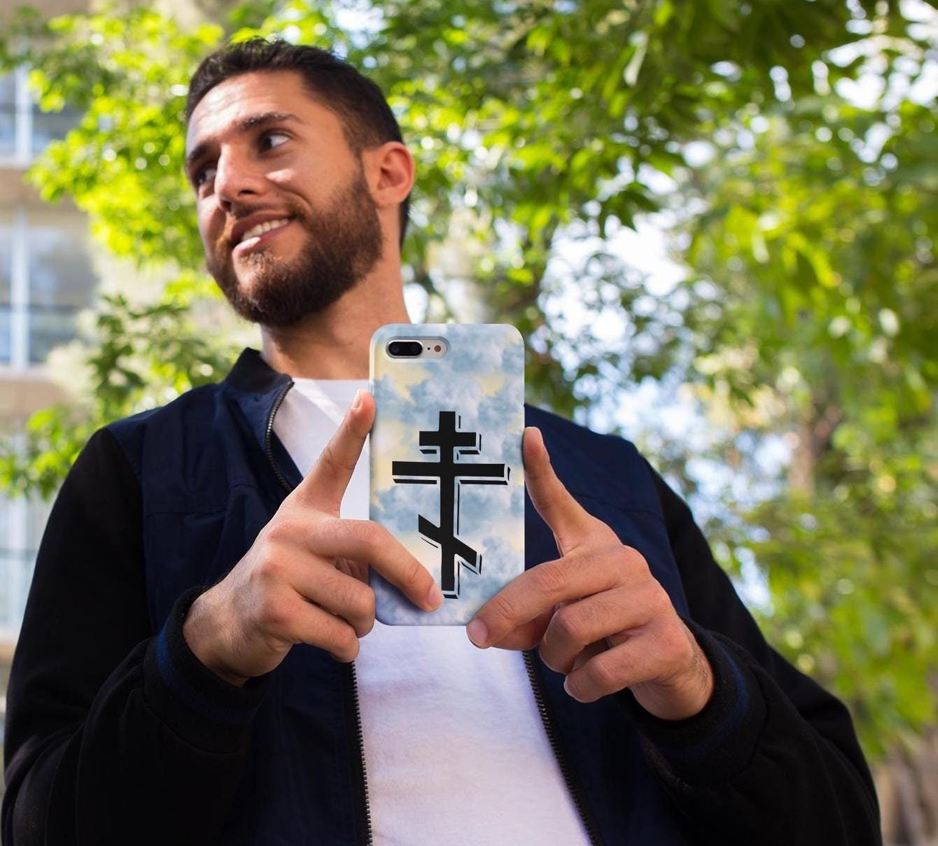 Show your Orthodox faith with this Byzantine Cross Phone Case! Durable, lightweight & wireless charging compatible. A perfect Christian gift for iPhone & Samsung. Order now and keep your faith close daily!