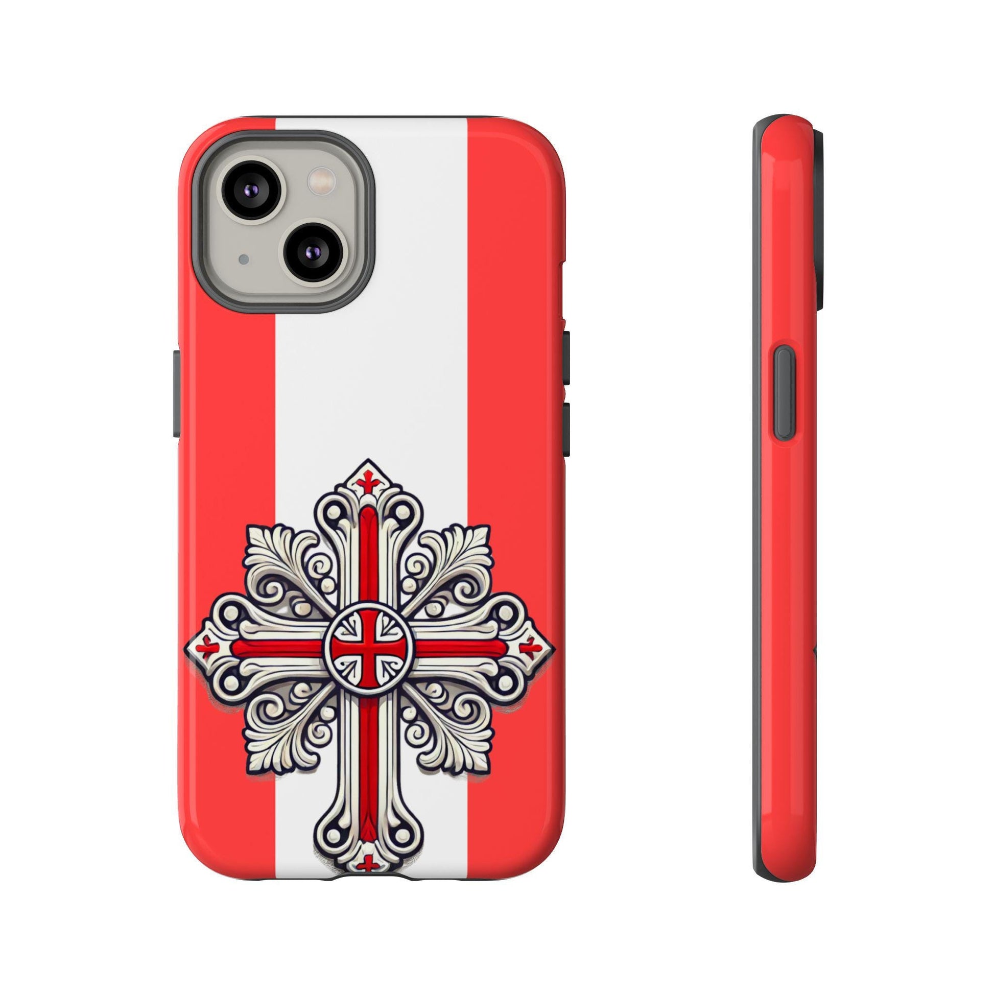 English Christian Phone Case – Premium Protective Cover with English Orthodox Cross | Faith-Inspired Christian Design