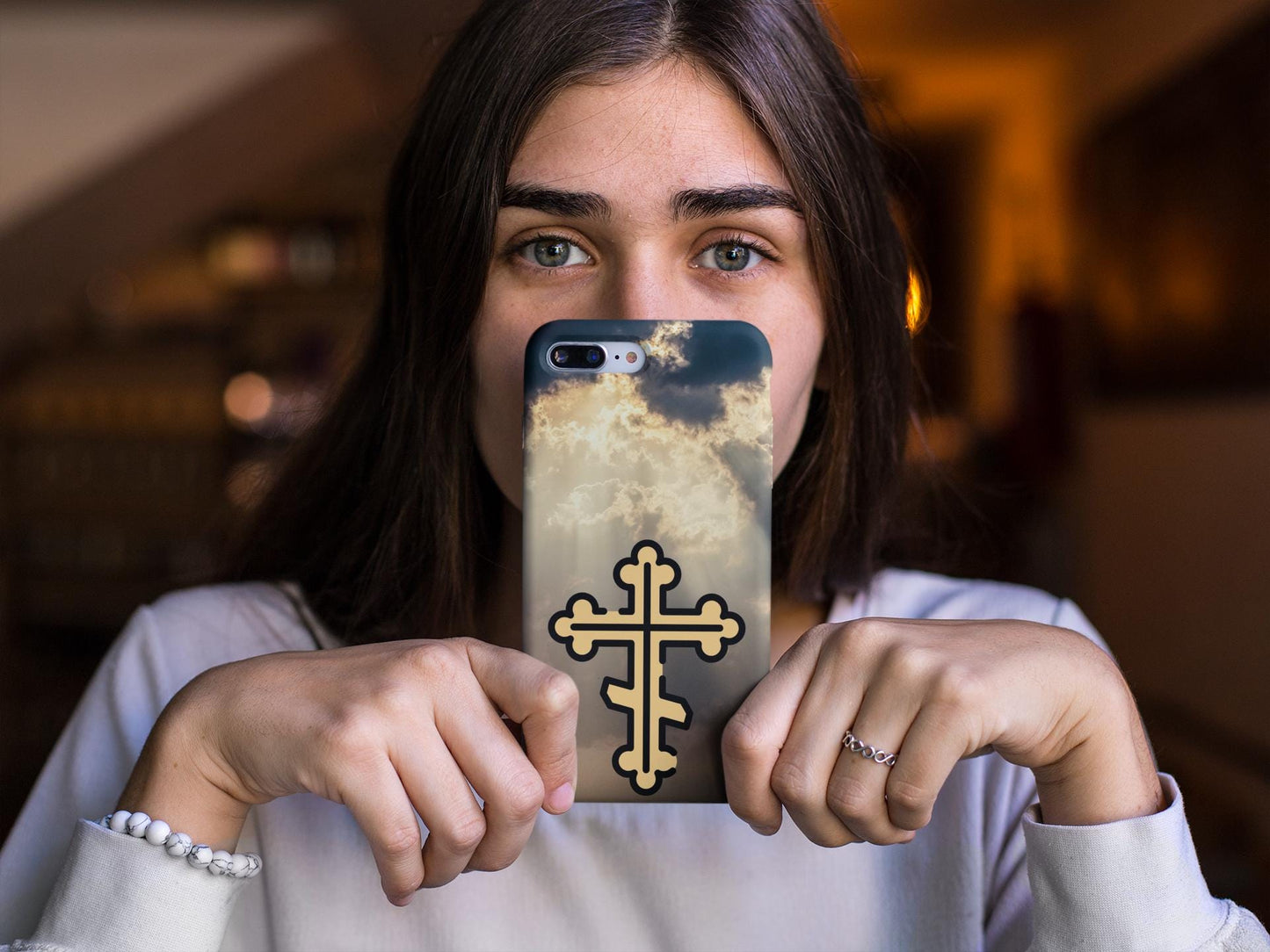 Show your Orthodox faith with this Byzantine Cross Phone Case! Durable, lightweight & wireless charging compatible. A perfect Christian gift for iPhone & Samsung. Order now and keep your faith close daily!