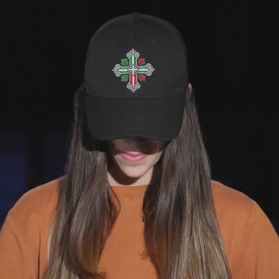 Bulgarian Orthodox Cross Hat – Embroidered Christian Cap | Faith-Inspired Bulgarian Heritage Gift