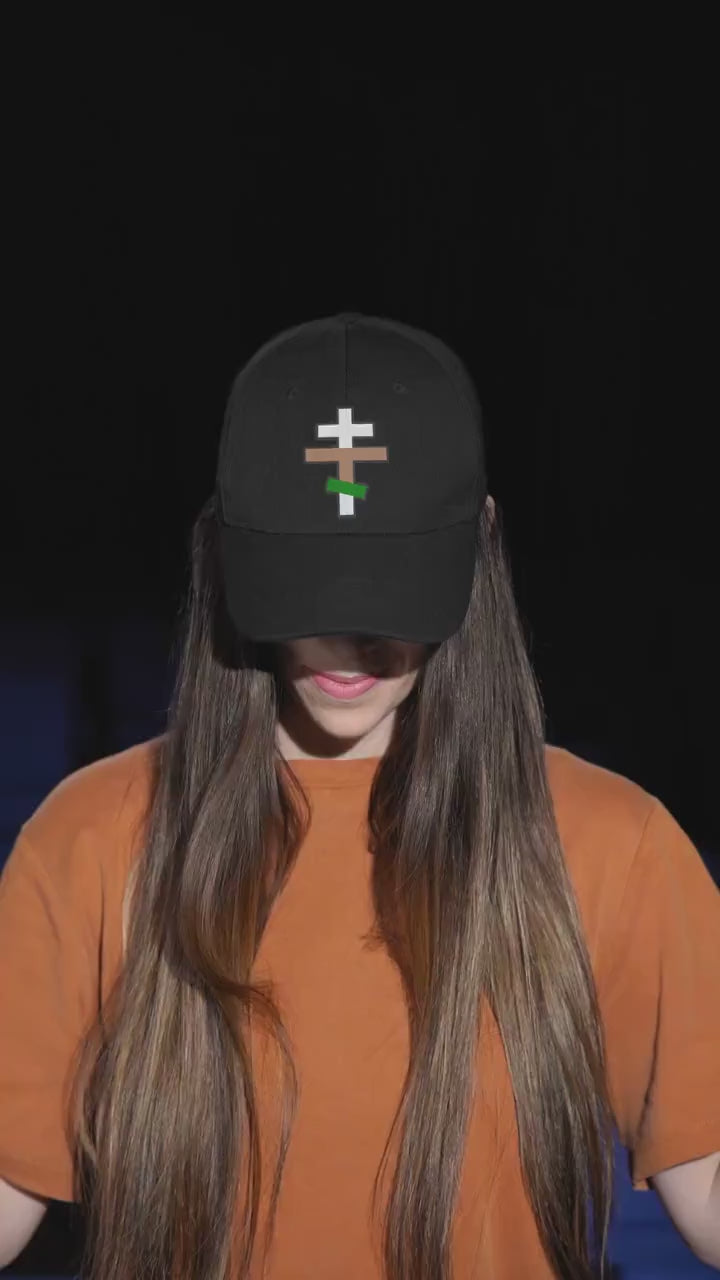 Cypriot Orthodox Cross Hat – Embroidered Christian Cap | Faith-Inspired Cyprus Heritage Gift